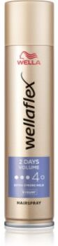 Wella flex 2 Days Volume laca de fixação forte para dar volume 400 ml. flex 2 Days Volume