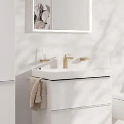 hansgrohe Tecturis E 110 Waschtischarmatur 73012140 CoolStart EcoSmart+ ohne Ablaufgarnitur, brushed bronze