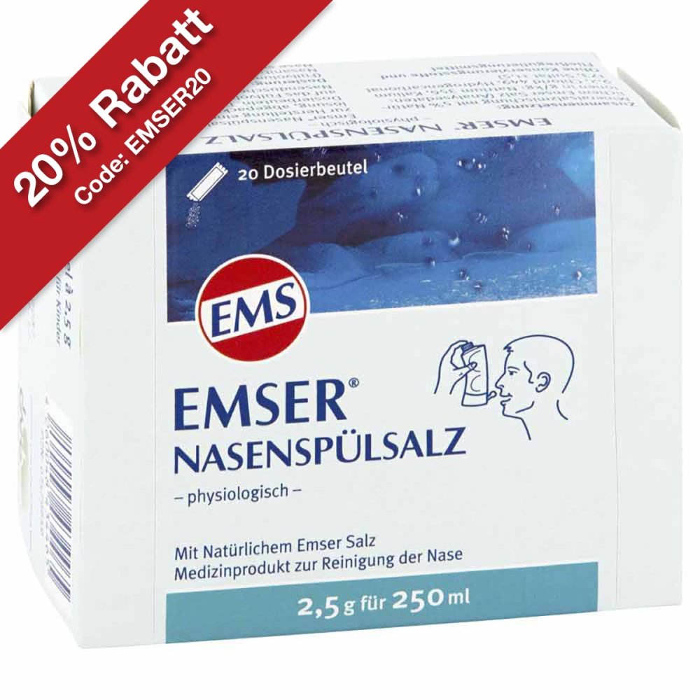 Uriach Germany GmbH Emser Nasenspülsalz physiologisch Beutel 02579659