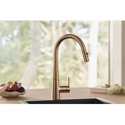 Hansa HANSADESIGNO Style Küchenarmatur 5136228381 seitenbedient, 2-strahlig, Ausladung 231mm, Bronze gebürstet