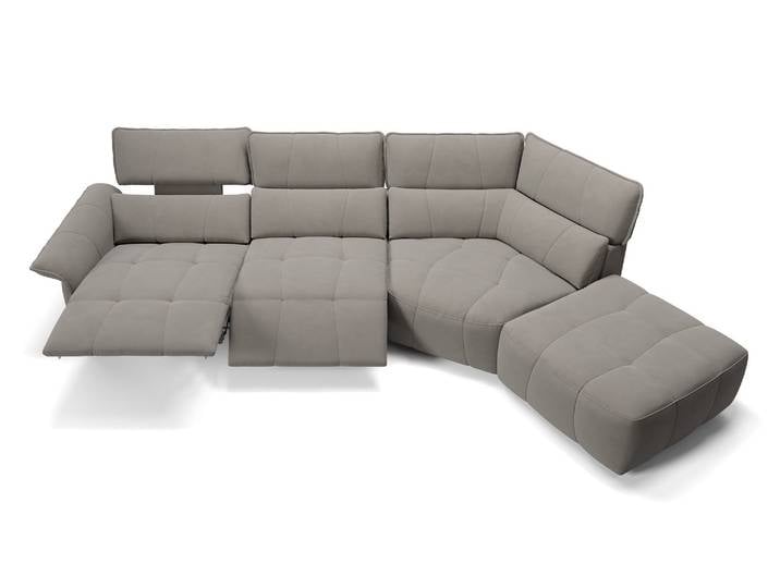 Stoff Polsterecke ADRIA Wohnlandschaft XXL