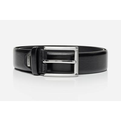 Synthetikgürtel MONTI, Herren, Gr. 140, schwarz (schwarz gg), Materialmix, unifarben, festlich, Gürtel, Klassisch-Business, kürzbar, bis Gr. 150 cm