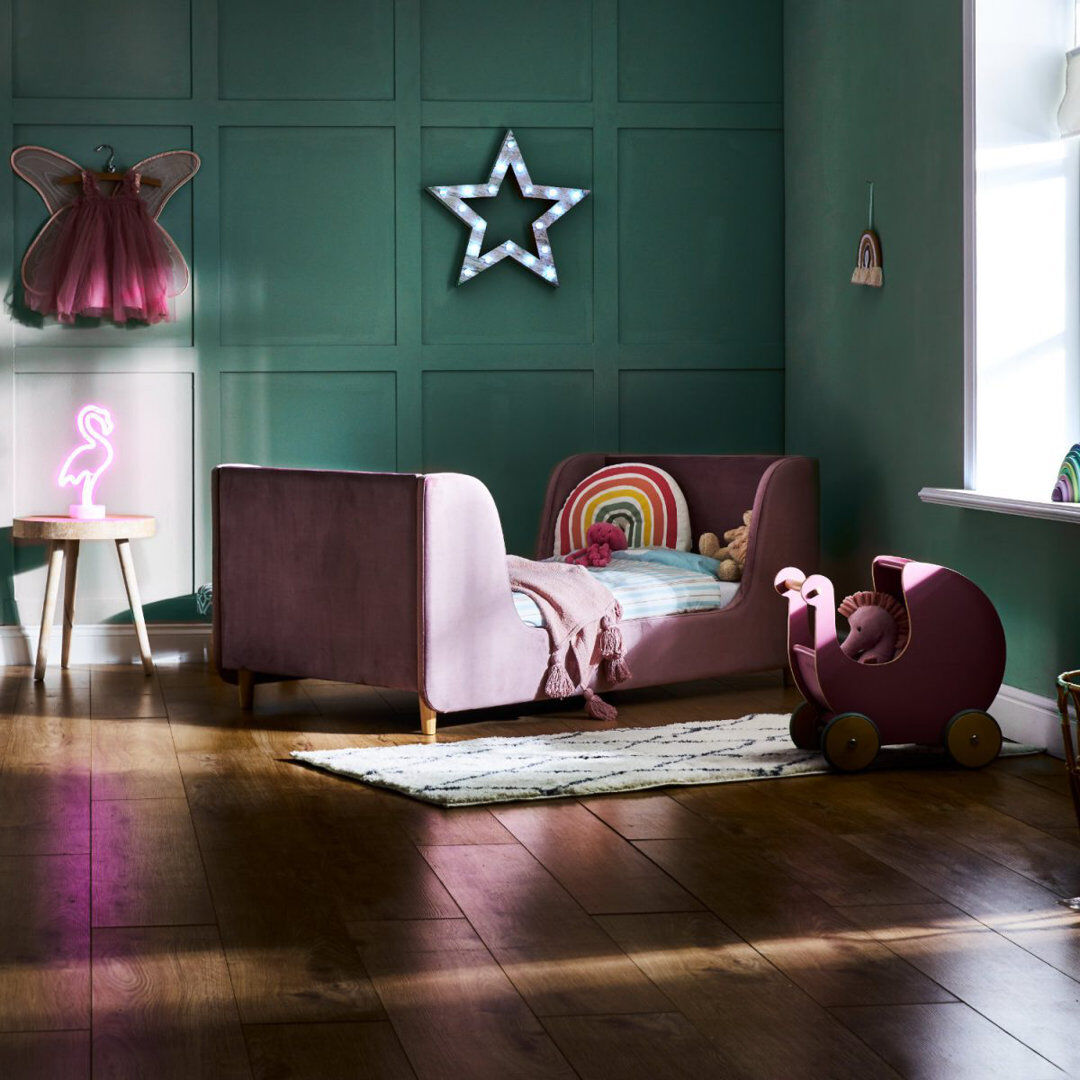 Obaby Lumi Toddler Bed Pink UK Toddler - DE 70 x 140 cm