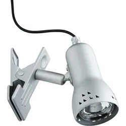 PLM 99825 - Klemmleuchte Gryps, E14, flexibel, silber