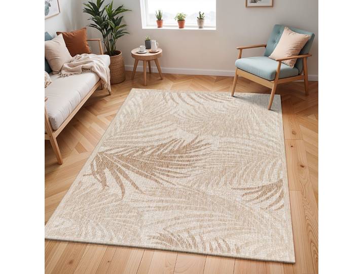 Teppich LIVABLISS LINZ , braun, B:160cm H:4,1mm L:213cm, Polypropylen (PP), Teppiche, Teppich