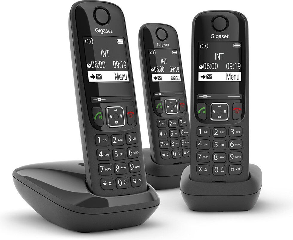 Siemens Cordless Gigaset L36852 H2816 K111 AS SERIES As690 Black