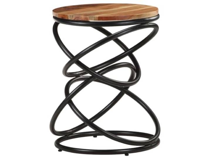 Heofavd Beistelltisch Akazie Massivholz 40x40x52 cm Couchtisch