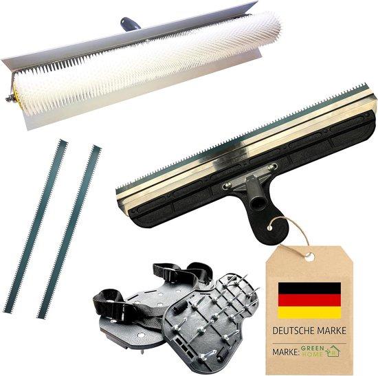 Famanu Entlüftungsroller Set - 50 cm mit Nagelschuhe und Zubehör