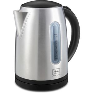 Melitta Wasserkocher Prime Aqua 1018-02, silber, 1,7 Liter, 2200 Watt, mit Edelstahlgehäuse
