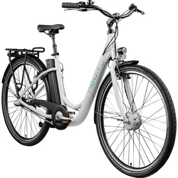 Agon Aurora 28 Zoll E-Bike 28 Zoll Citybike bis 130 km Damen Herren 150 - 175 cm Pedelec Elektrofahrrad 3 Gang und Beleuchtung StVZO