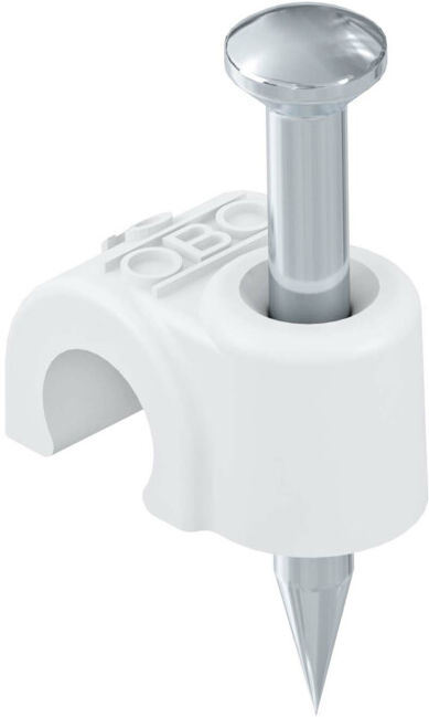 OBO Bettermann Clip d'isolation Vertr Iso-Nagel 7,0 mm 2007 25 RW (2225514)