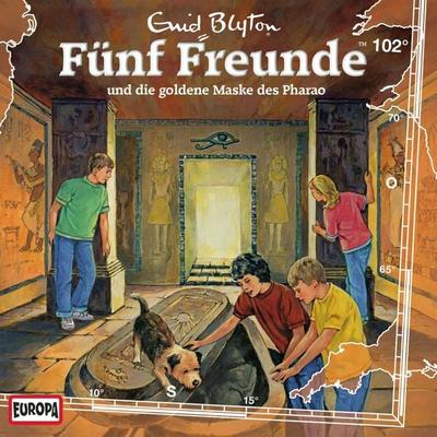 Folge 102: Fünf Freunde und die goldene Maske des Pharao - Enid Blyton,Katrin McClean, Audio, 4064066618353