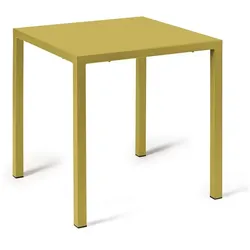 Kleiner Beistelltisch Quatris 60x60x75 cm 60x60 curry