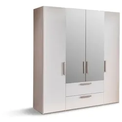 Jutzler Kleiderschrank Longline 200 x 220 cm Dekor Weiß