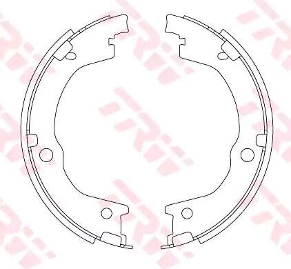 TRW GS8829 Handbrake shoes
