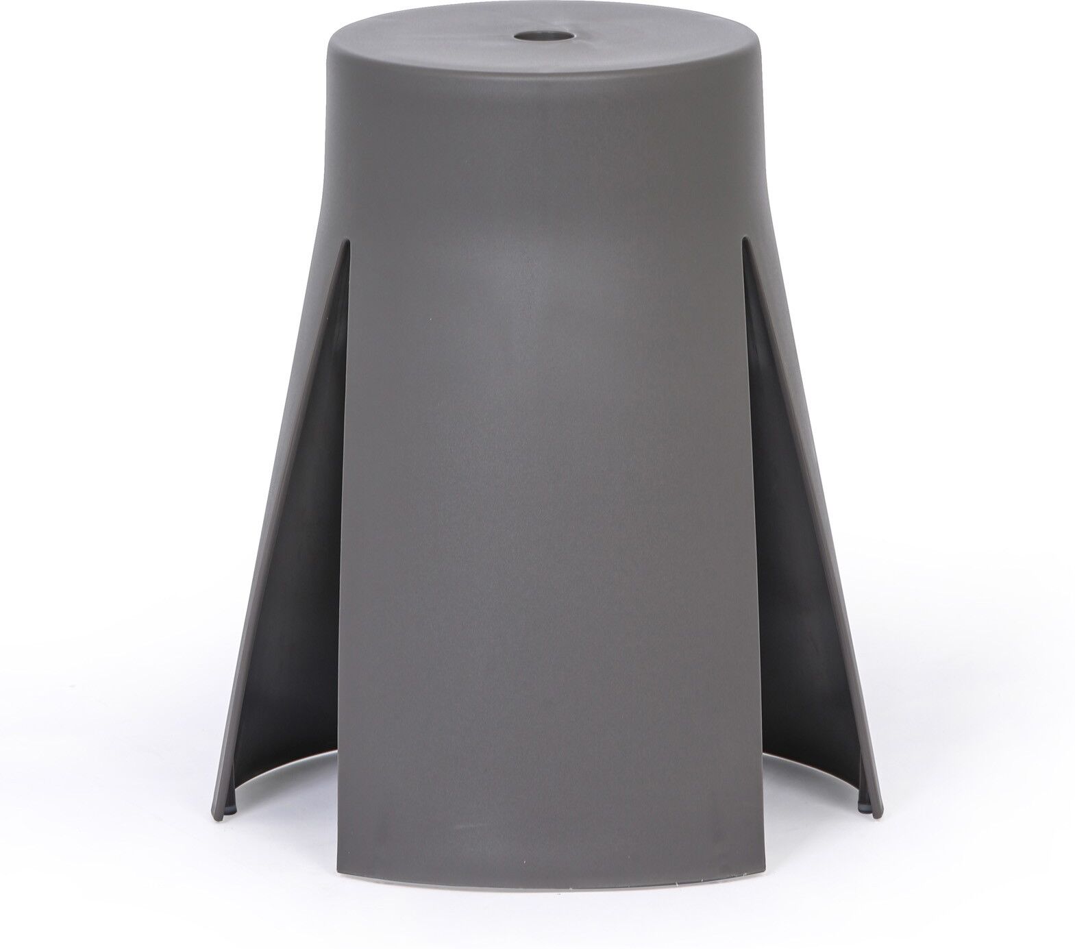 B2B Partner Kunststoffhocker RIKO, grau