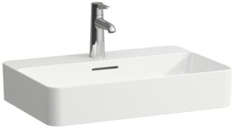 Laufen Val Waschtisch-Schale H8122850001041 60x40cm, weiß, mit Überlauf, 1 Hahnloch