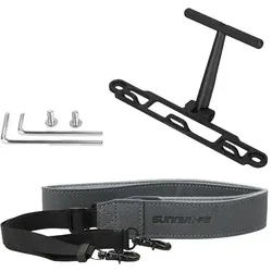 Sunnylife Halterung mit Gurt (Drohnen Fernsteuerung, DJI RC), Drohne Zubehör, Schwarz