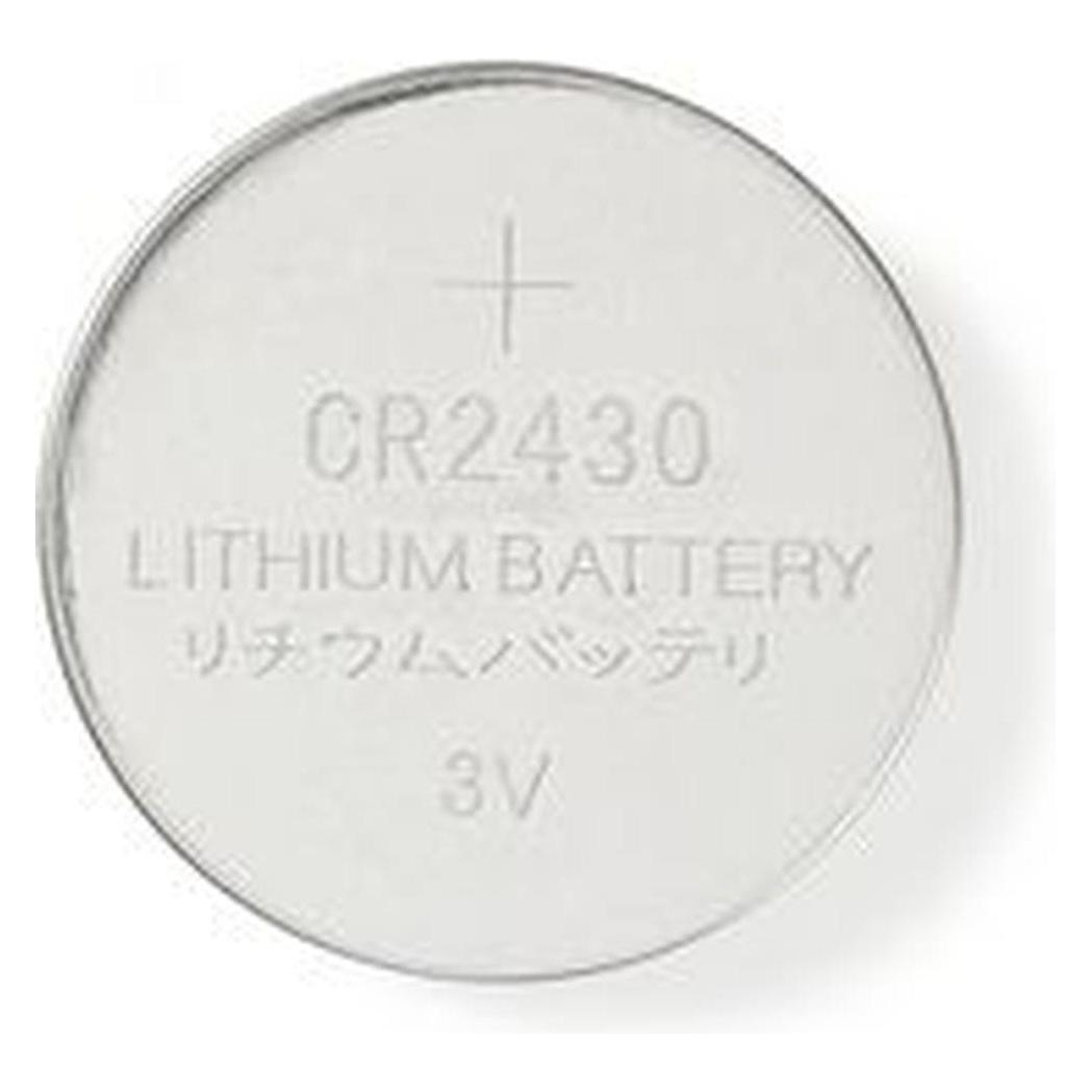 Nedis Lithium-Knopfzelle CR2 430 3 V 5 Stück (5 Stk., CR2430, 430 mAh) (BALCR24305BL)