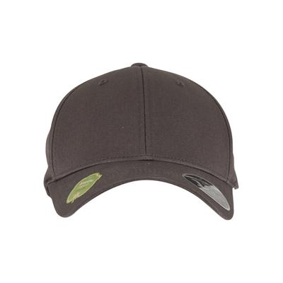 Flex Cap FLEXFIT "Flexfit Accessoires Flexfit 110 Organic Cap", Gr. onesize, braun (schwarzgrau), 98% Baumwolle (Bio), 2% Elasthan, unifarben, Caps