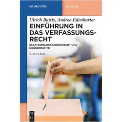 Einführung in das Verfassungsrecht, Fachbücher von Ulrich Battis, Andrea Edenharter