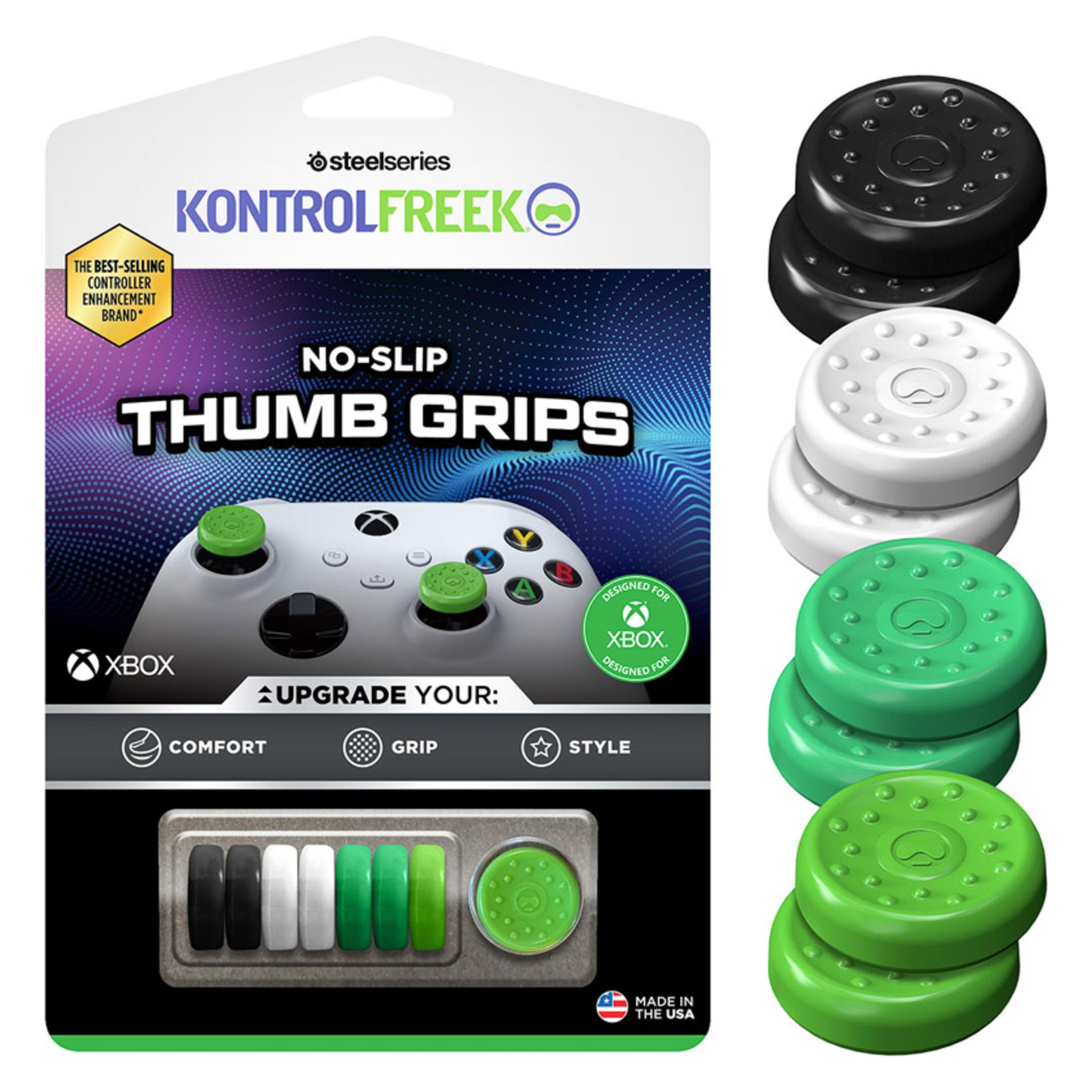 SteelSeries No-Slip Thumbgrip 8-pack - XBX (Xbox 360, Xbox One S, Xbox Series S, Xbox Series X) (1020-XBX)