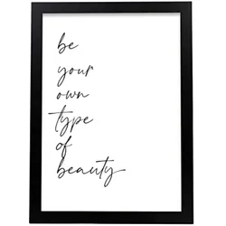 POSTER Inspirierende Kunst – Beauty A3 Schwarzer Rahmen