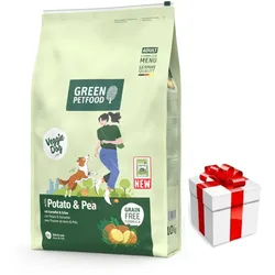 GREEN PETFOOD VeggieDog Grainfree 10kg + Überraschung für den Hund