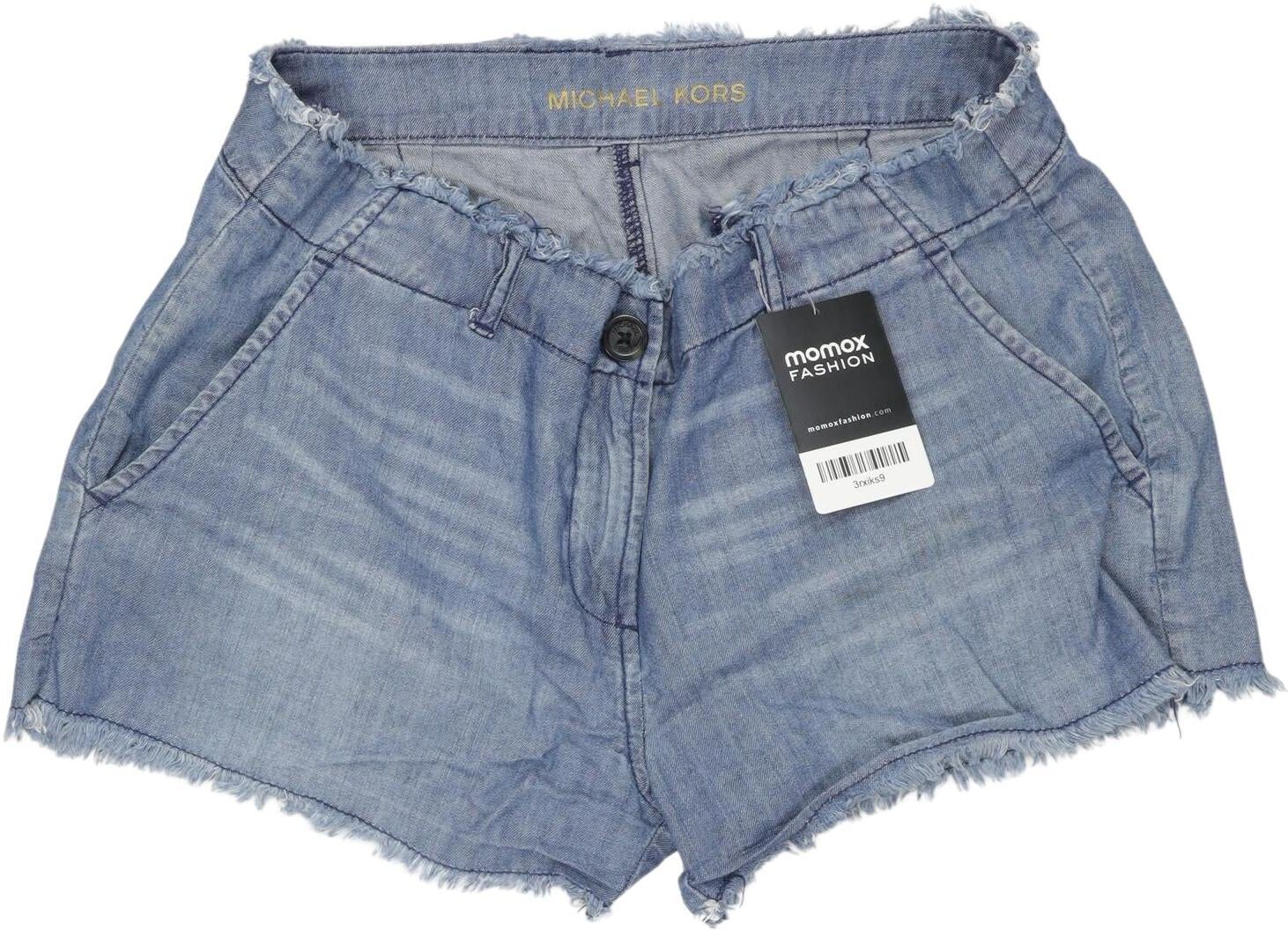 Michael Michael Kors Damen Shorts, Blau, Gr. S (US 4), kein / Etikett - Second Hand