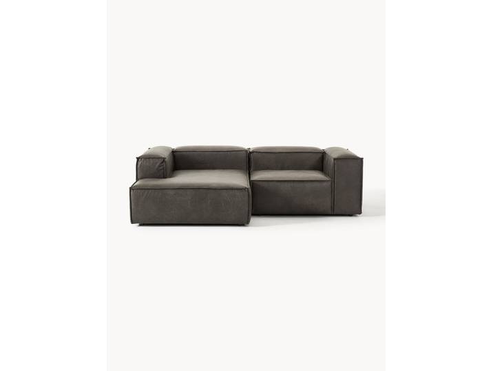 Modulares Leder-Ecksofa Lennon (3-Sitzer)
