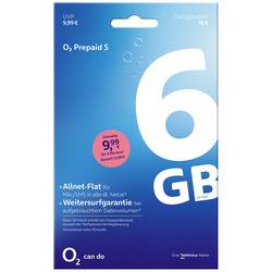 O2 Prepaid S Standard 04 23 Prepaid-Karte ohne Vertragsbindung 4610-100188-00
