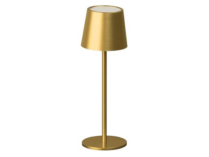easy! BY FHL FH Lighting ROXI LED Akku Tischleuchte – Dimmbar, IP54 Outdoor & Indoor, USB-C Ladung, Mobile Design für Camping, Balkon, Terrasse, Garten, Indoor (Goldfarben)
