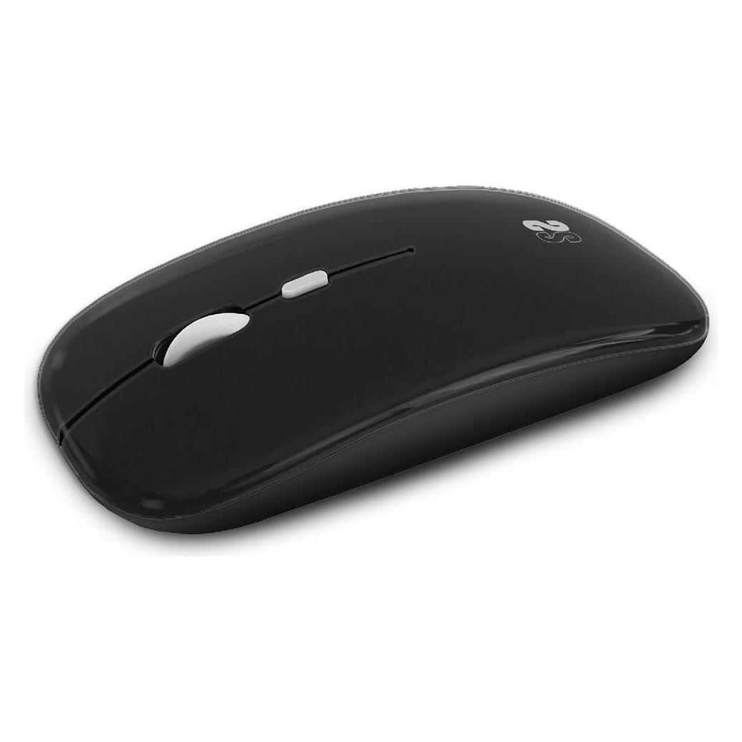Subblim Raton Dual Flat Mouse Black Rechargeable (Kabellos) (SUBMO-DFLAT20)
