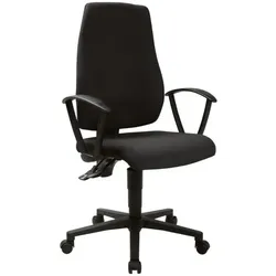 Topstar Bürostuhl »MAXX 500« mit Armlehnen schwarz, 64 cm