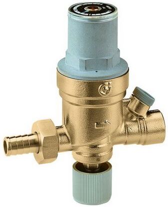 Caleffi Füllarmatur 553840 Messing, 1/2", automatisch, mit Manometer, mit Kartusche