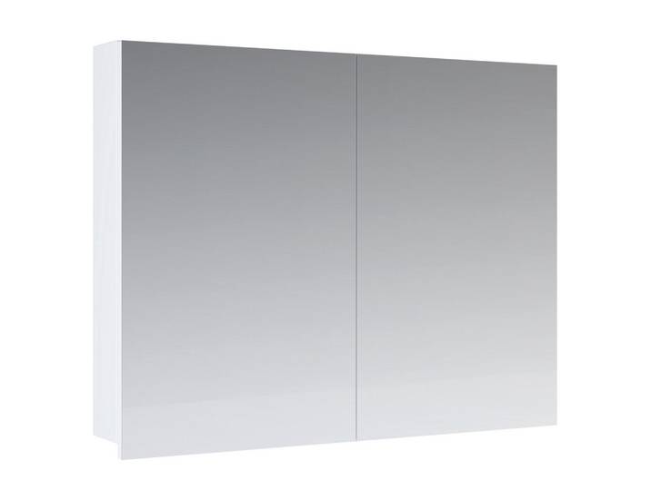 Mid.you Spiegelschrank, Weiss, Holzwerkstoff, 60x59.4x12 cm, erweiterbar, Badezimmer, Badmöbelsets & -serien, Badmöbelserien