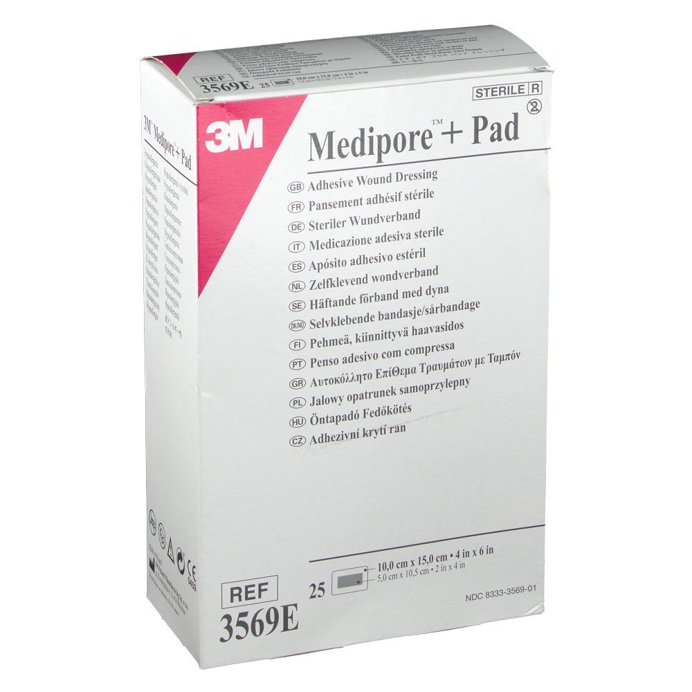 MEDIPORE+Pad steriler Wundverband 3569E 25 St Verband