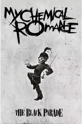 Inspire Picks My Chemical Romance Canvas Poster MCR Rock Band Wall Art For Emo Music Room Decor 4 30x40cm Unframed