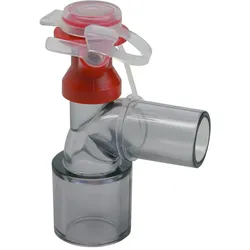 TUBE INHALER, rechtwinklig, nicht drehbar