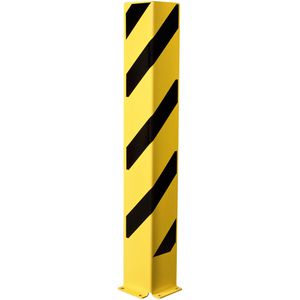 Moravia Anfahrschutz für Regale, L-Profil, 6mm Stahl, BxH 160 x 1200mm