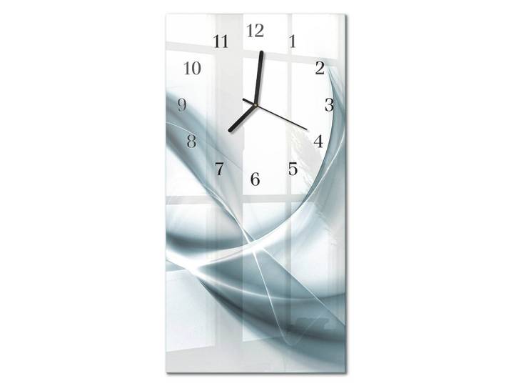 WANDUHR 60x30 cm - Vanille mit Zitrone