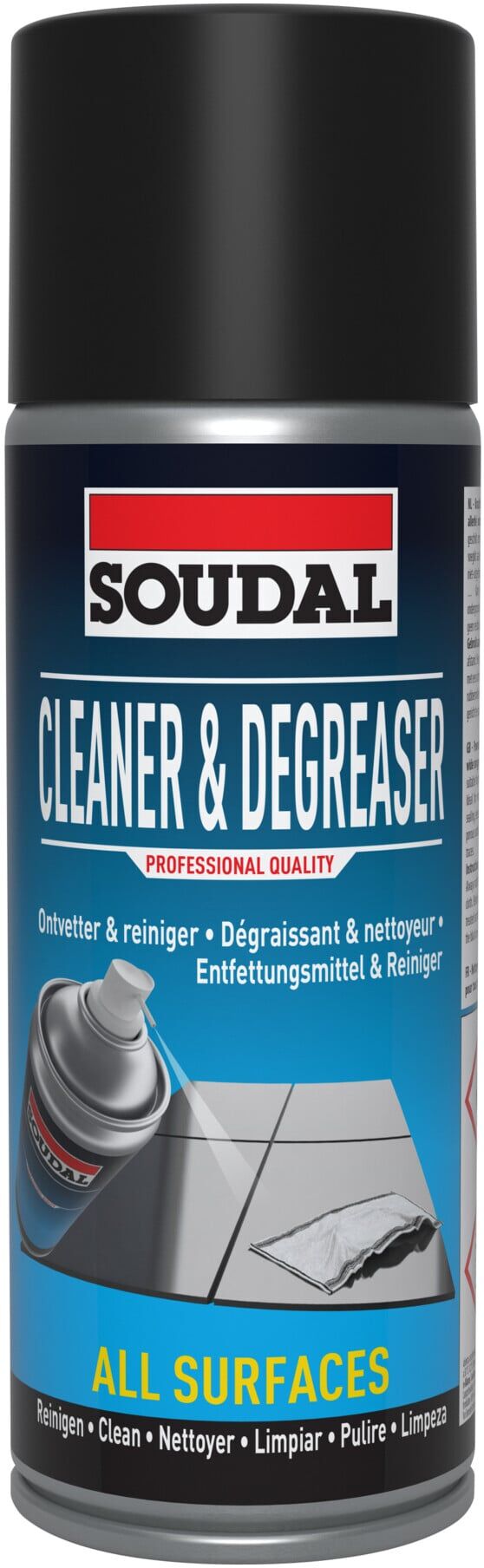 Soudal Technische Sprays Cleaner & Degreaser 400ml (119708)