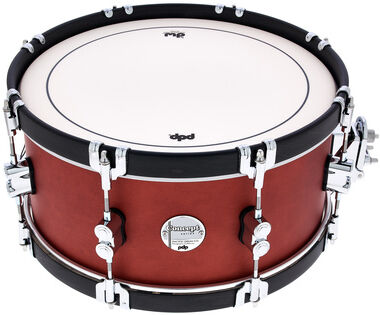 DW "PDP 14"x6,5" Ox Blood Snare" Ox Blood Stain