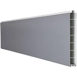 GroJa BasicLine schmal PVC-Steckzaun Sichtschutzzaun Silbergrau Einzelprofil Sichtschutz Lamellenzaun