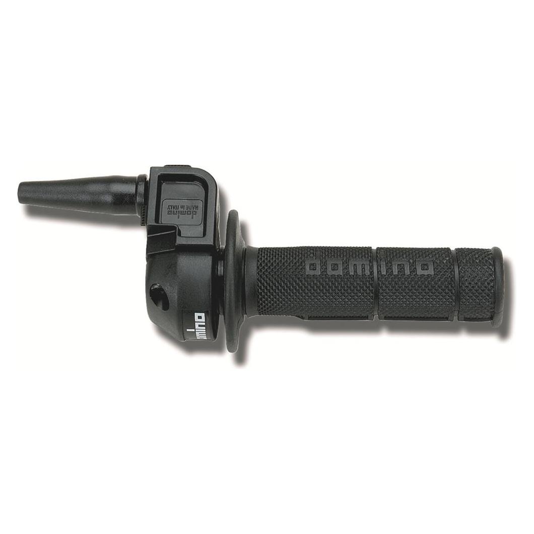 Domino Records Poignee De Gaz Domino Commando Avec Revetements Cross (2384.03)