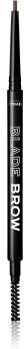 Revolution Relove Blade Brow lápis de sobrancelhas com escova tom Dark Brown 0,1 g. Blade Brow