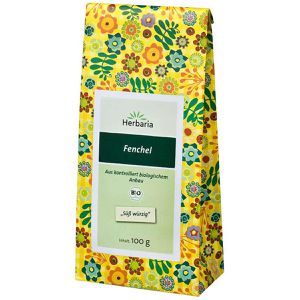 Herbaria Tee Fenchel, BIO, Kräutertee, loser Tee, 100 g