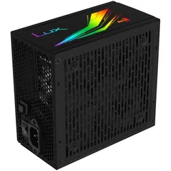 AeroCool Lux RGB 550M power supply unit 550 W Black (550 W), PC Netzteil, Schwarz
