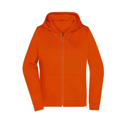 Ladies' Promo Zip Hoody - M - Orange
