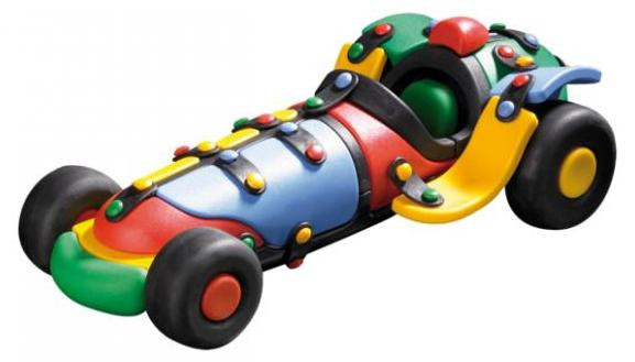 MIC-O-MIC Zabawki 3D Constructiespeelgoed Kleine Raceauto 25 cm